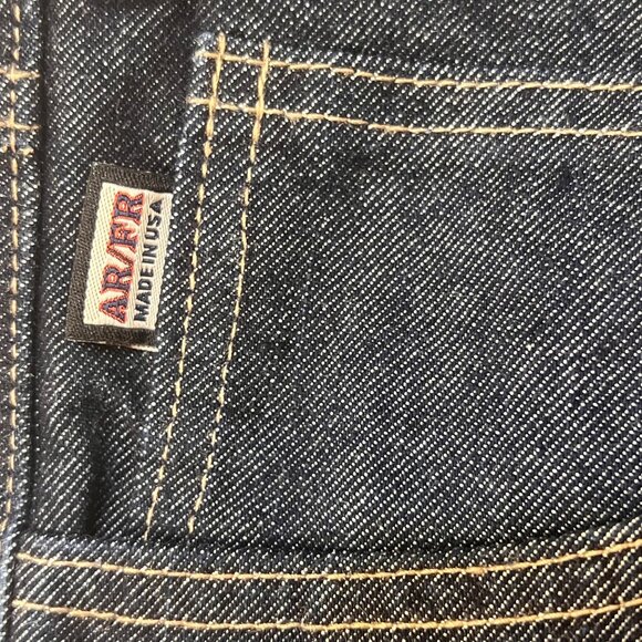 AR/FR Macron Safety 12 Oz Denim Jeans 36 X 30 OSHA COMP Flame Resistant Made USA - Picture 5 of 16